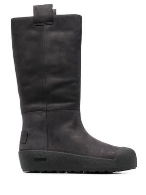 Bally bottes en peau d'agneau - Noir