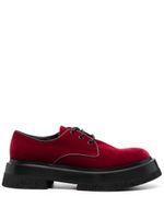 Roberto Festa chaussures oxfords Aranvelluto en velours - Rouge