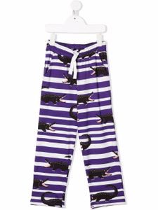 Mini Rodini pantalon à imprimé crocodiles - Violet