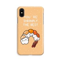 You're Shrimply The Best: iPhone Xs Volledig Geprint Hoesje