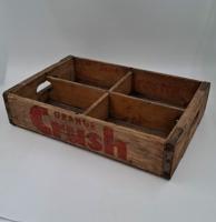 Orange Crush Vintage Houten Krat - Origineel