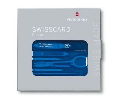 Victorinox SwissCard 0.7122.T2 Zakgereedschapsset Aantal functies 10 Saffier