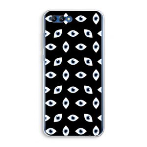 Eyes pattern: Honor 10 Transparant Hoesje