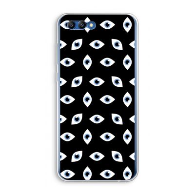 Eyes pattern: Honor 10 Transparant Hoesje