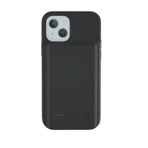 Lunso - Battery Power Case hoes - iPhone 13 - 6800 mAh - Zwart