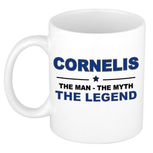 Cornelis The man, The myth the legend cadeau koffie mok / thee beker 300 ml