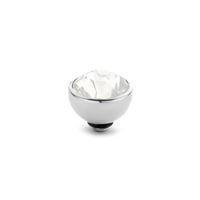 Melano Twisted Basic CZ Steentje White Zilver | 8 mm Melano Twisted Basic CZ Steentje White Zilver | 8 mm