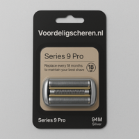 Huismerk Universele Scheerkop voor de Braun 94M Series 9 -zilver