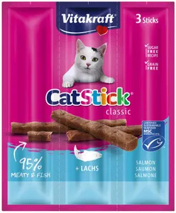 Vitakraft Cat Stick Zalm MSC vleessnack