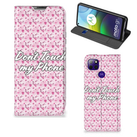 Motorola Moto G9 Power Design Case Flowers Pink DTMP - thumbnail