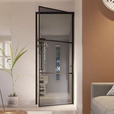 Loftdeur Slimline stalen scharnierdeur met rookglas
