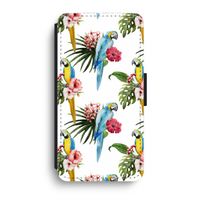 Kleurrijke papegaaien: iPhone XR Flip Hoesje