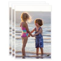 Fotolijsten 3 st voor wand of tafel 21x29,7 cm MDF wit - thumbnail