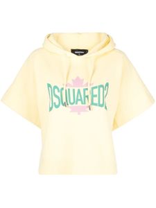 DSQUARED2 hoodie à logo imprimé - Jaune