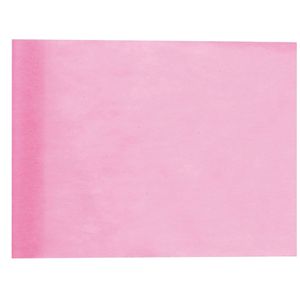 Tafelloper op rol - lichtroze - 30 cm x 10 m - non woven polyester