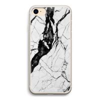 Witte marmer 2: iPhone 7 Transparant Hoesje