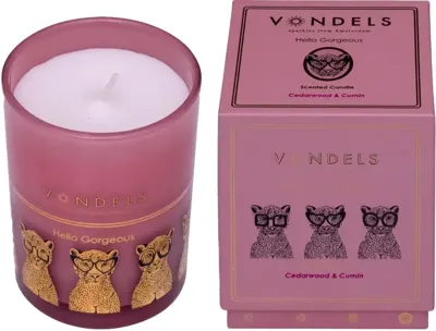 Vondels geurkaars hello gorgeous cedarwood & cumin