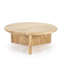 By-Boo Salontafel 'Leoti' Acaciahout, 80cm, kleur Naturel