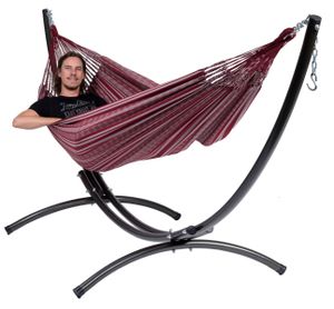 Hangmatset 2 Persoons Arc & Comfort Bordeaux - Colombiaanse - Rood - 180 kg - Tropilex