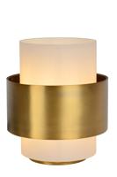 Lucide FIRMIN - Tafellamp - Ø 20 cm - 1xE27 - Mat Goud / Messing