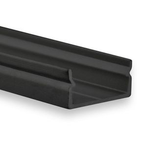 LED profiel SL8 zwart 200 cm voor LED strip tot 14mm prijs per meter 17,15x7,4mm