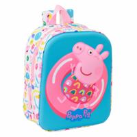 Kinderrugzak Peppa Pig Blauw Wit Roze 22 x 27 x 10 cm 3D