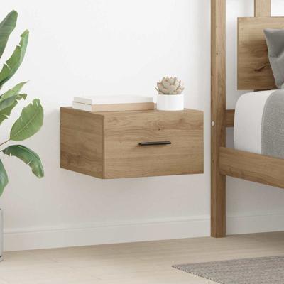 Nachtkastje 2 pcs artisanaal eikenkleurig 35 x 35 x 20 cm