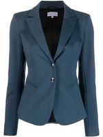 Patrizia Pepe blazer boutonné à revers crantés - Bleu