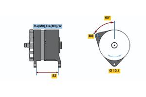 Bosch Alternator/Dynamo 0 120 469 908