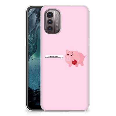 Nokia G21 | G11 Telefoonhoesje met Naam Pig Mud Nokia G21 | G11 Telefoonhoesje met Naam Pig Mud