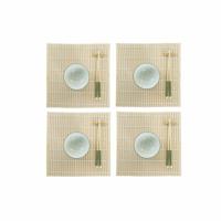 Sushi set DKD Home Decor 14,5 x 14,5 x 31 cm Groen Keramiek Orientaals (16 Onderdelen)