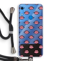 Lipjes: Huawei Y6s Transparant Hoesje met koord