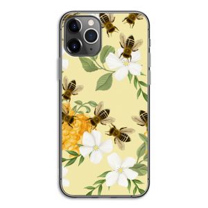 No flowers without bees: iPhone 11 Pro Transparant Hoesje