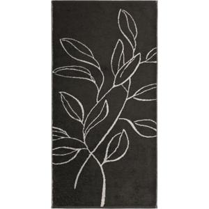 Cawö Cawo Atelier Floral Handdoek 50/100 basalt