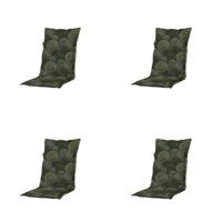 Kussen lage rug Circle groen (4 stuks) Madison - Madison