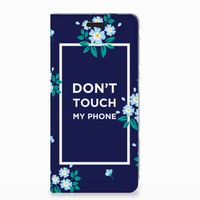 Nokia 3.1 (2018) Design Case Flowers Blue DTMP