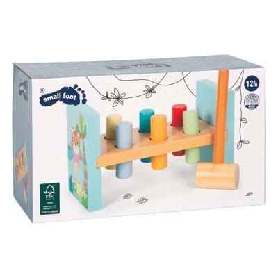 Small Foot - houten hamerbank jungle friends fsc Small Foot - houten hamerbank jungle friends fsc