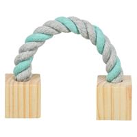 Trixie speeltouw met hout