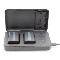 ChiliPower Powercase voor Sony NP-FW50 - Duo lader, powerbank en bewaarcase in 1