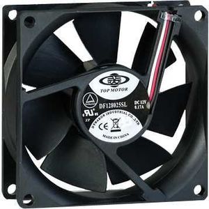 Inter-Tech Case fan 80 mm Bulk case fan 3-pins fan connector