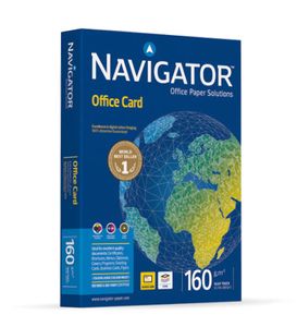 Navigator Office Card papier voor inkjetprinter A4 (210x297 mm) 250 vel Wit