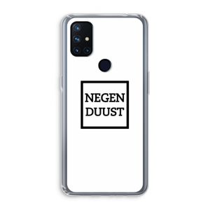 Negenduust vierkant: OnePlus Nord N10 5G Transparant Hoesje