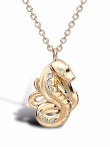 Pragnell collier en or 18ct à pendentif Zodiac serpent orné de diamants