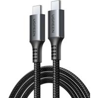 USB-C-kabel - UGREEN - 1 m datakabel - 60 W - Nylon - PD - Zwart