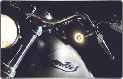 Kellermann led knipperlicht "bullet 1000® pl wit kl turn signal bullet 100 white, chrome