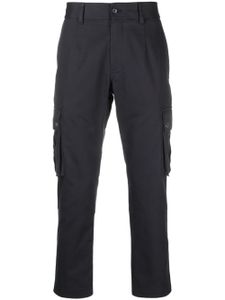 Dolce & Gabbana pantalon cargo DG Essentials à plaque logo - Bleu