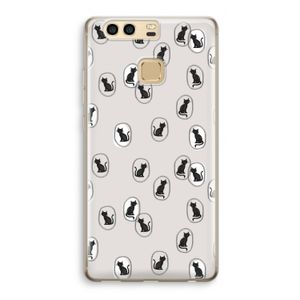 Miauw: Huawei P9 Transparant Hoesje