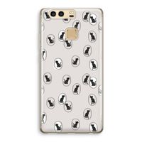 Miauw: Huawei P9 Transparant Hoesje