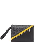 FENDI portefeuille à motif monogrammé - Noir