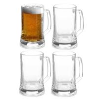 Vivalto Bierglazen - Bierpullen - transparant glas - 24x stuks - 380 ml